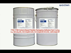 776A 776B แพคเกจยืดหยุ่นที่ใช้สารละลาย ผสมผสมที่แข็งเร็วสําหรับ PET/AL/PE, VMCPP, PE, OPP/VMCPP